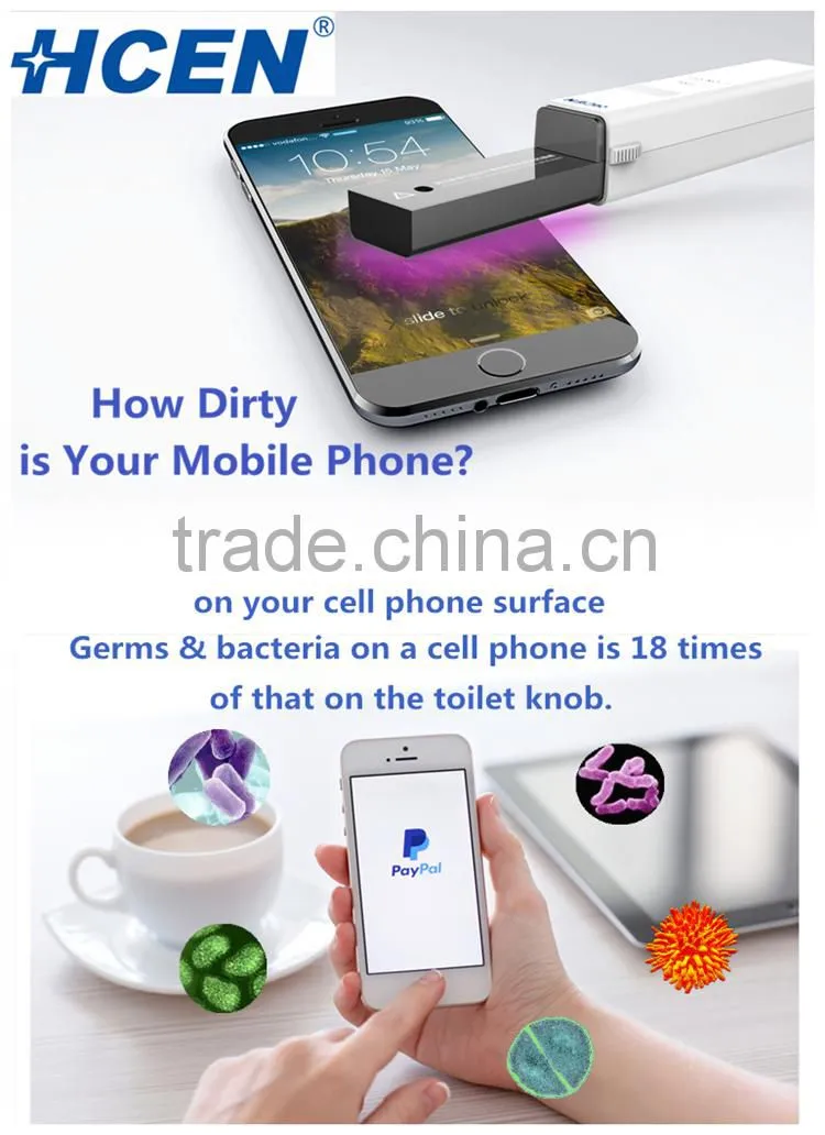 Mini Size UV Light Mobile Phone Sanitizer Portable UV Sterilizer