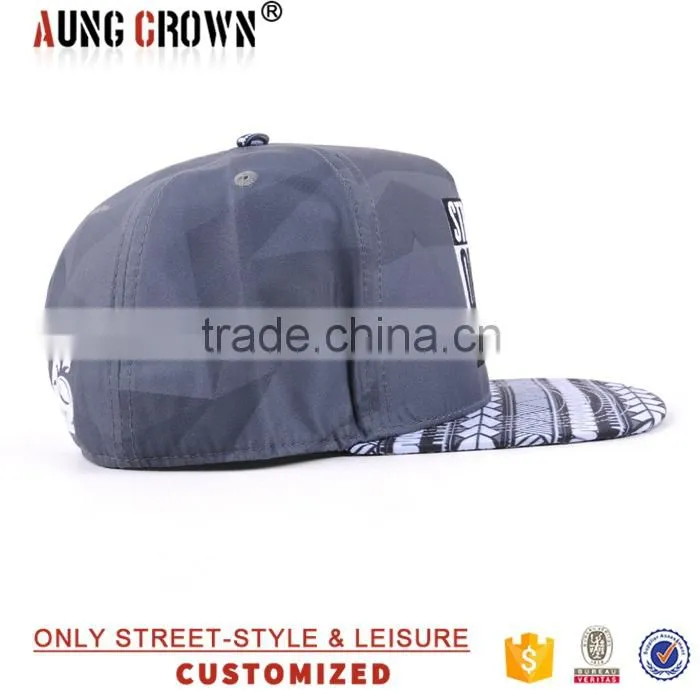 High quality new fashion 5 panel custom snapback hats wholesale
