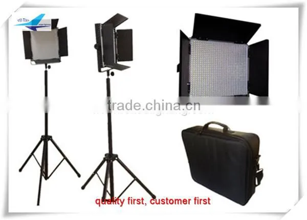 Warm & cool white background 896pcs pannel led theater stage light/led studio light