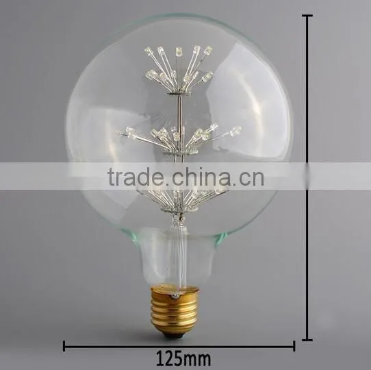 Vintage Fireworks LED Star Light Edison Bulb Style Lamp Home Decorative