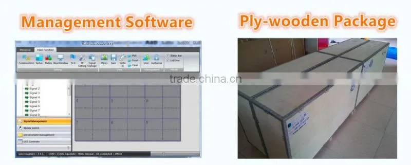EKAA 47inch multi display screens video wall advertising media player