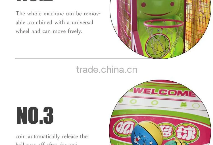 Funshare amusement park equipment kids mini street basketball arcade game machine