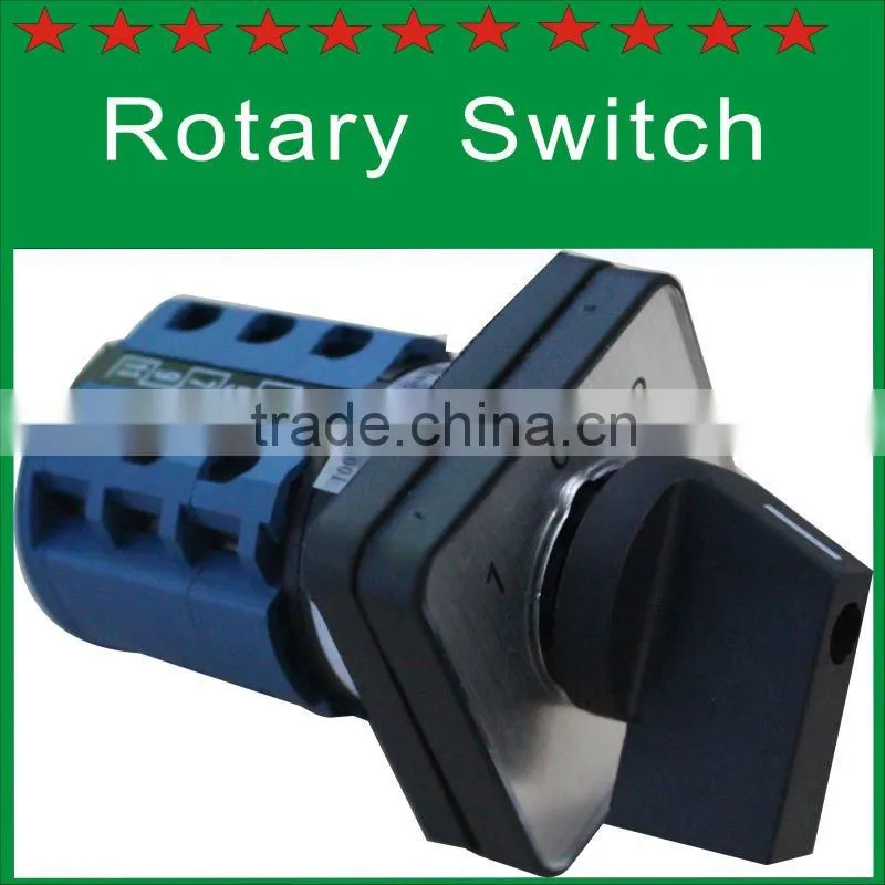 FILN AC 400V 200A rotary encoder switch Plastic and Copper