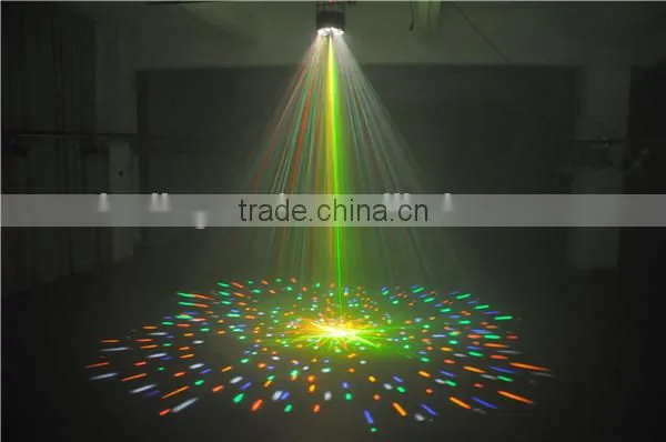 MixLEDLaser 8*3W White LED Strobe + 5*3W RGBWY LED Effect + 150mW RG 8Gobo Laser Light | 3 in 1 Led Lights Laser