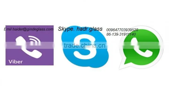 4mm ice titanium glass / acid etched glass/ frosted glass