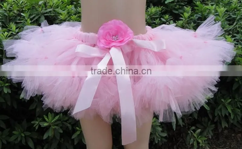 2016 New Product Children Bow Design Tutu Skirt, Direct Manufactory Handmade Baby Girl Petti Skirt, Baby Girl Summer Dress