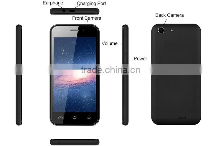 High-end design customized wholesalers in dubai 4.5 inch 3G cheap cell phone