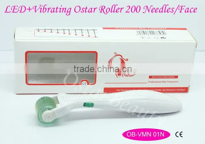 vibrating roller microneedling face roller head VMN 01N