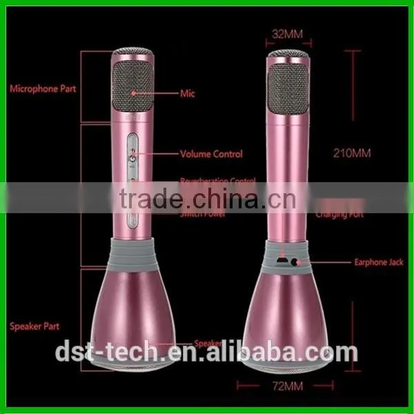 Most Fashion Blutooth Wireless Microphone Mini Karaoke Player