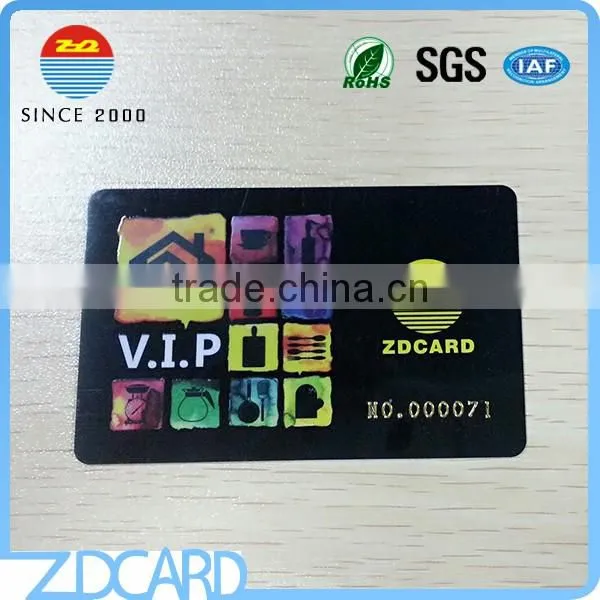 China supplier pantone color shade spot uv cards