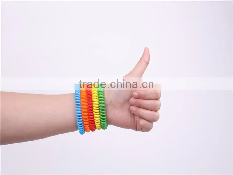 Haierc anti mosquito bracelet waterproof mosquito circle band with citronella