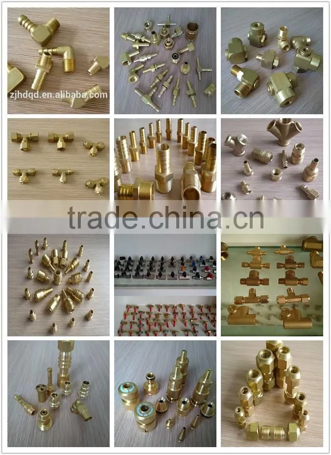 Best Selling 5 Way Metal Connector,PU Hose Connector And Pneumatic Cylinder