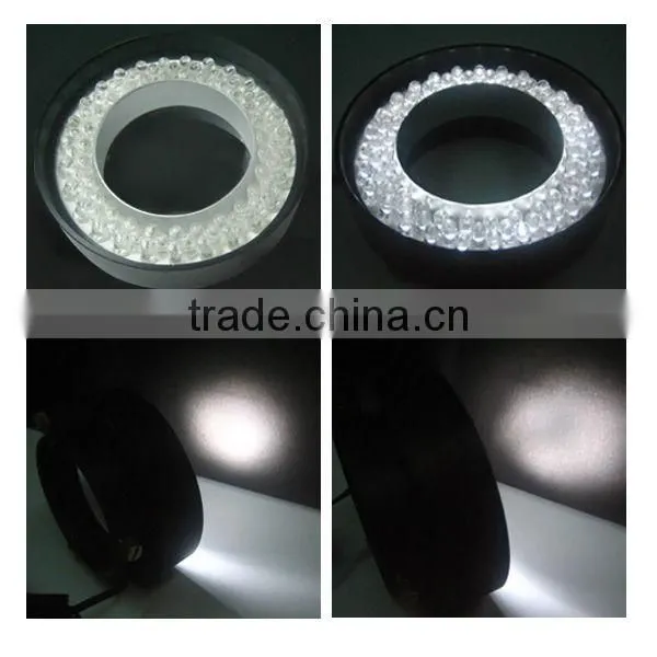 80 LED Camera Microscope Ring Light CE Illuminator Warm White 70mm Diameter 50 - 240mm Working distance