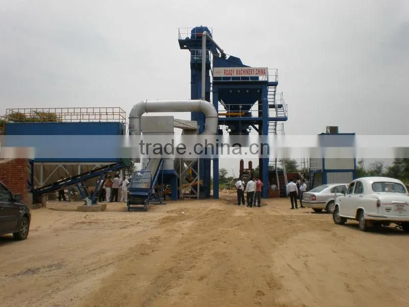 Roady 200t/h mobile asphalt drum mix plant (RD200)