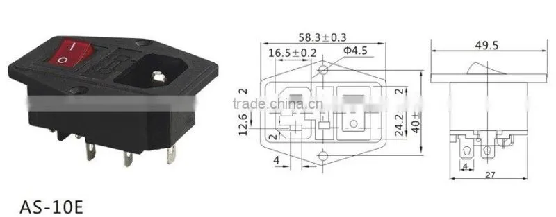 AS-10E universal power extension socket
