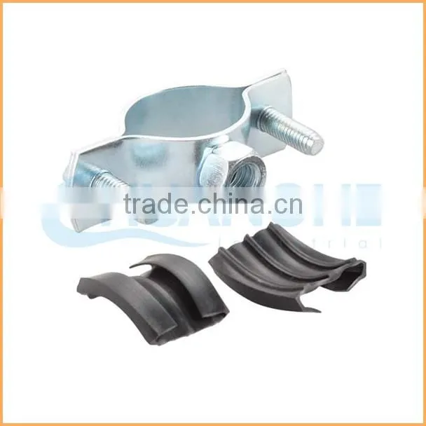 China manufacture best quality factory rubber coated pipe clamp