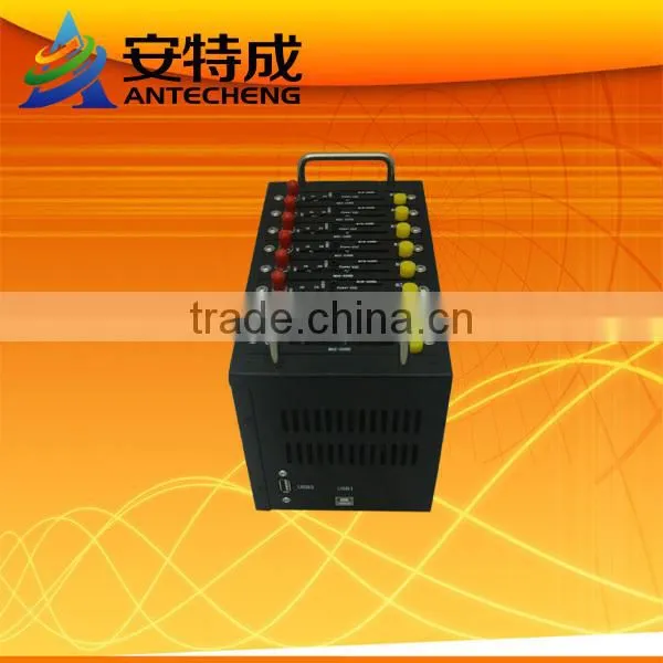 external 3G Gsm Modem pool 8 Port speaker/call Sending Bulk SMS MMS