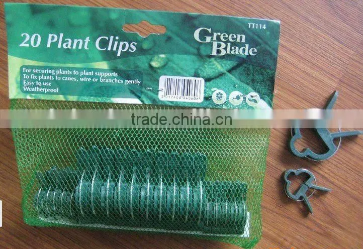 PP plastic garden clips for plant/tree