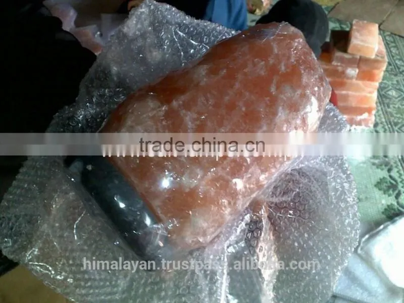 Rock Salt Natural Lamp 3-5kg / Rough Rock Salt Lamps/ Pakistan Salt lamps