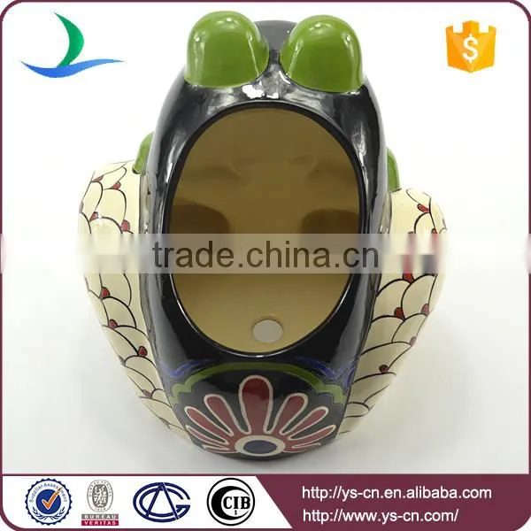 YSfp0005 Colorful ceramic folg flower pot for home