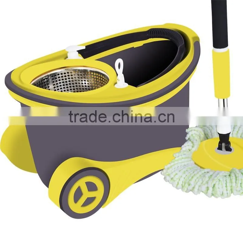 360 spin mop to easy portable with wheels