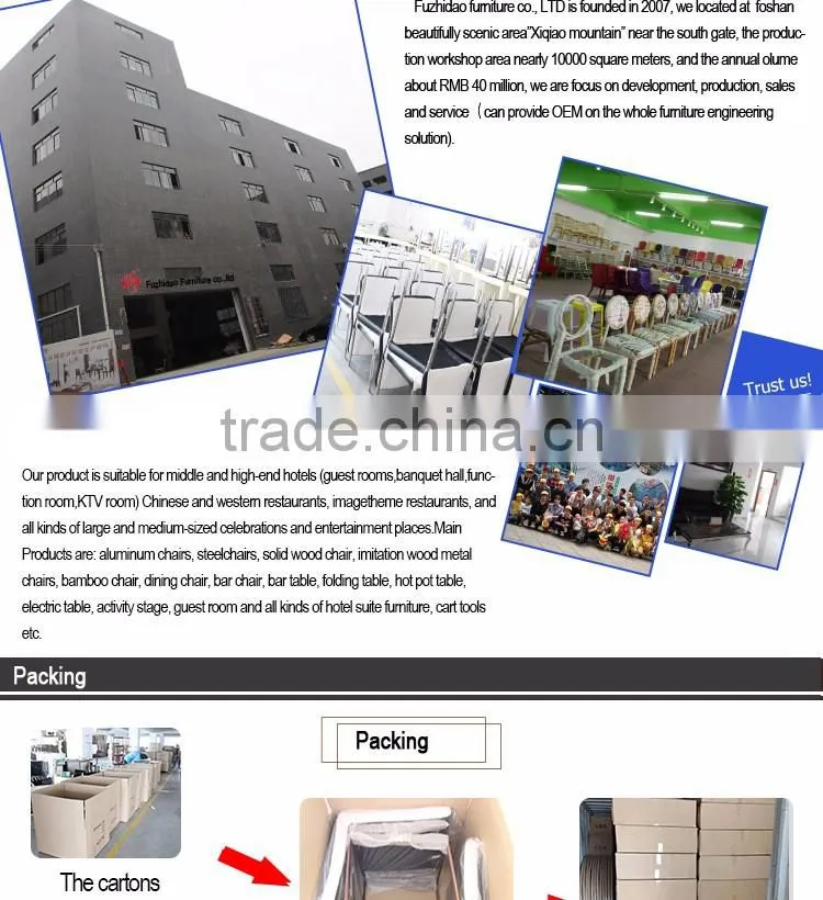 Foshan furniture stainless steel with glass top table for dining hotel