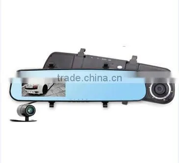 2015 new arrived high quality dual camera car DVR super thin vehicle HD DVR