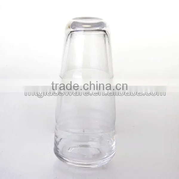Custom Glassware Clear Glass Jug And Glass Cup Set