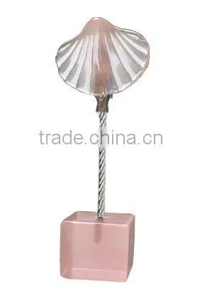 MINI PHOTO CLIP HOLDER Silver Shell/Decor Card Holder