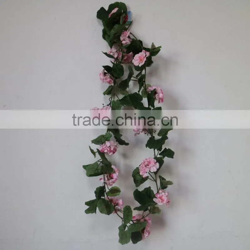 Artificial begonia flower garland silk begonia garland