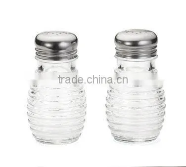 35ml slender spices pack bottle glass with holes lid