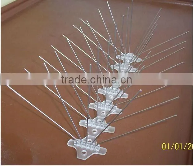 plastic base stainless steel bird spike
