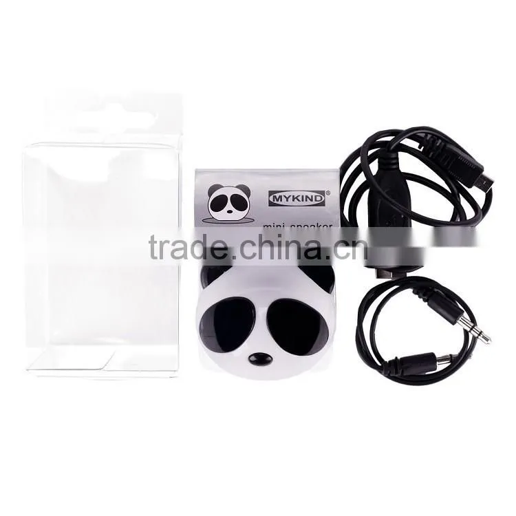 New gadget cheap price factory Fancy Panda shaped USB mini Speaker