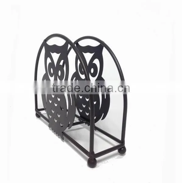 Metal paper towel rack stand paper holder