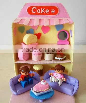 2017 china hot sale high quality handmade promotional new product handmade eco friendly cheap wholesale felt kids toy cabinet