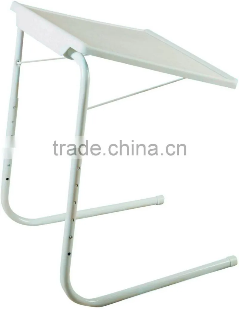 Portable, Multi Purpose, Foldable TV Dinner Table with 6 Height Adjustment & 3 Different Angles