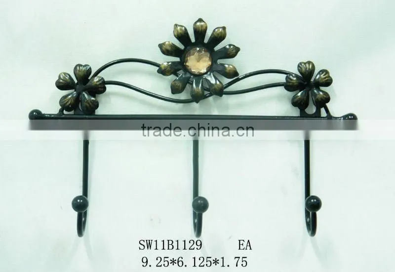 vintage wall shelf hooks