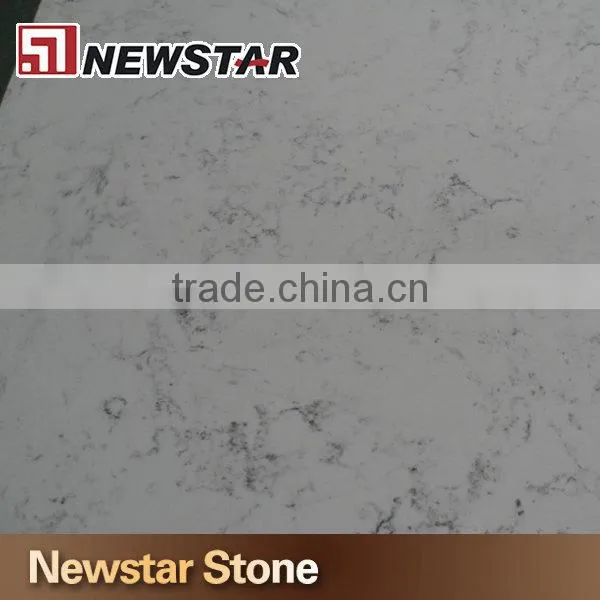 Polishing Volakas white quartz stone tile