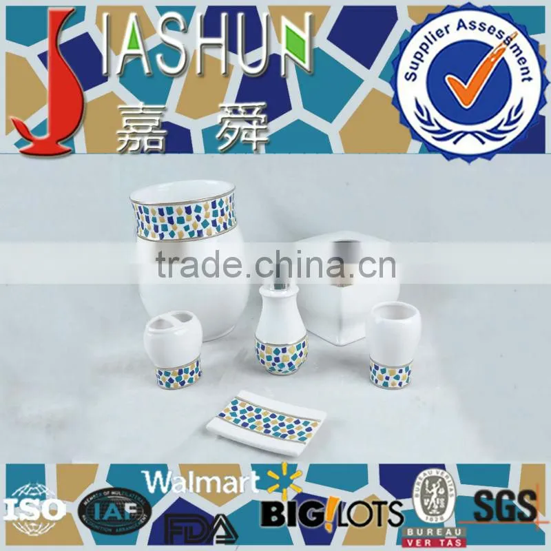 mosaic ceramic bathroom set new design