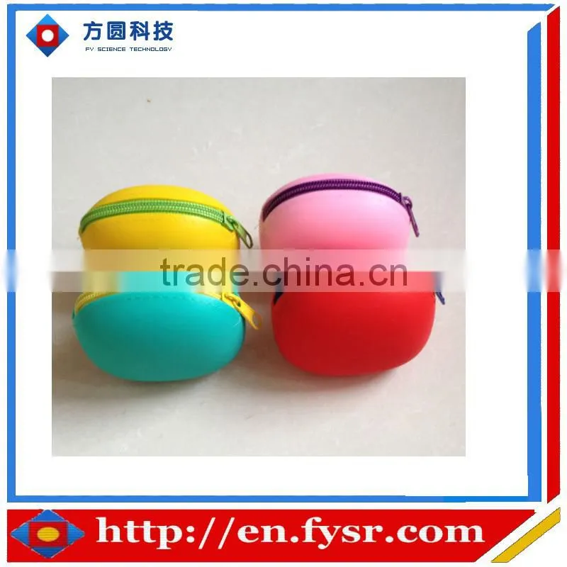 wholesale silicone coin purse with zipper/cheap coin purse