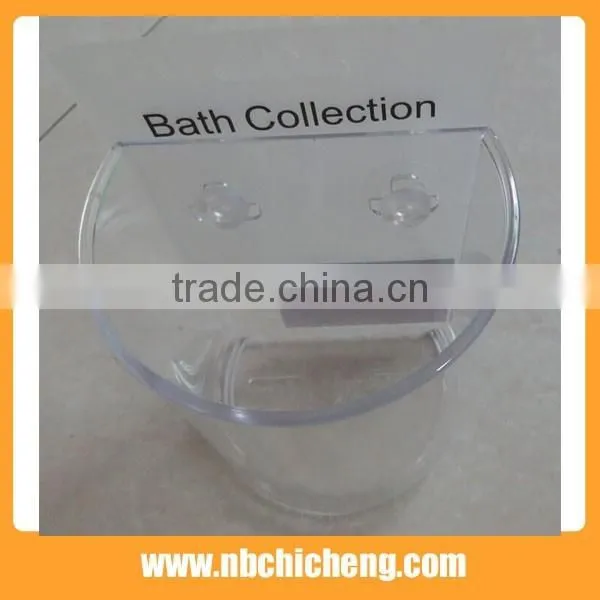 Plastic suction hook toothbrush holder wall suction cup commodity shelf toothbrush cup