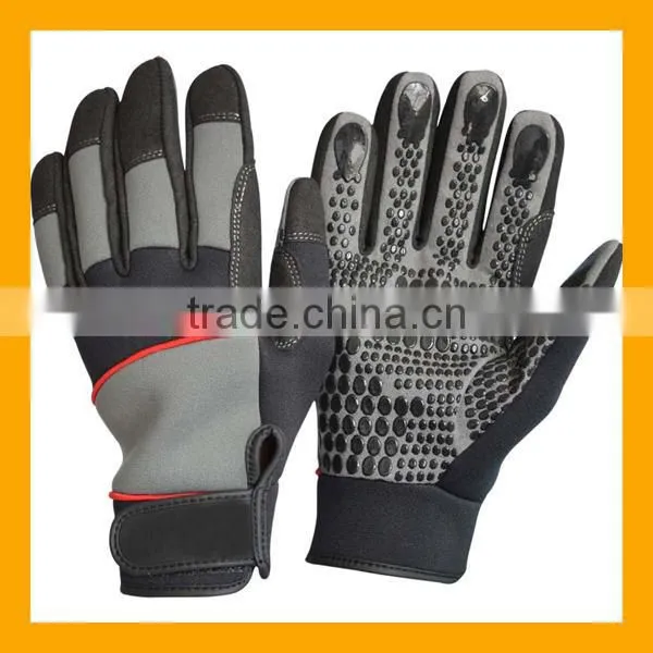 Anti Slip Silicone Palm UPS Box Handling Gloves