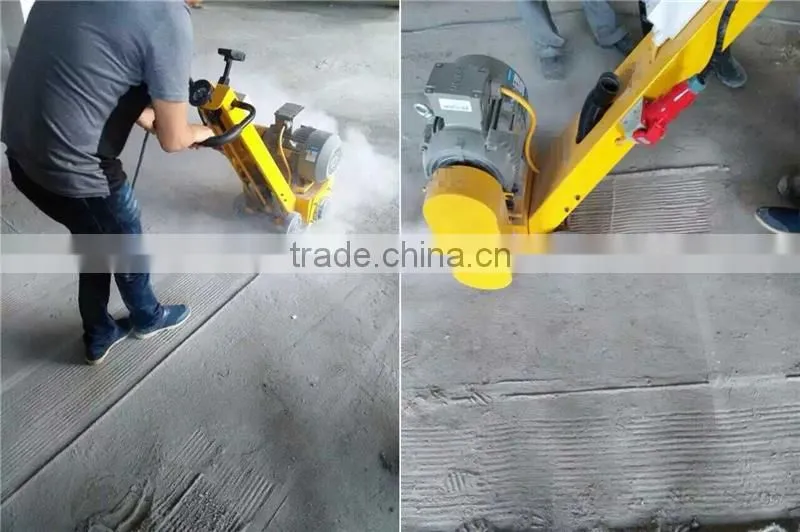 diesel operate concrete scarifier machine floor scraper