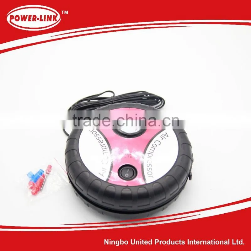 new 250PSI roundness Single cylinder metal auto inflator car pump