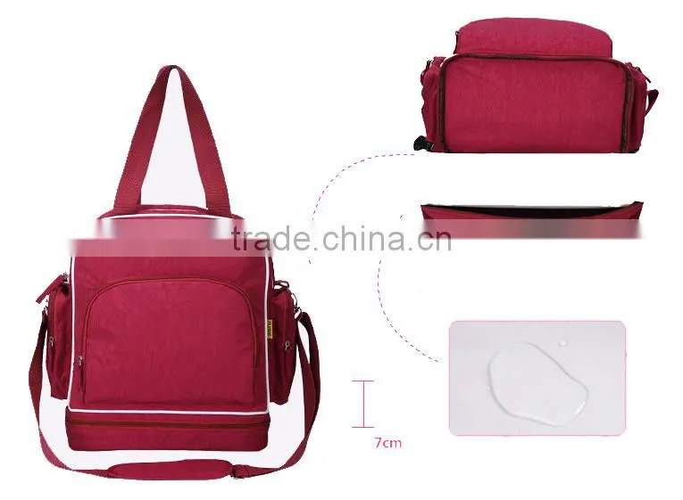 600D polyester best diaper organizer bag