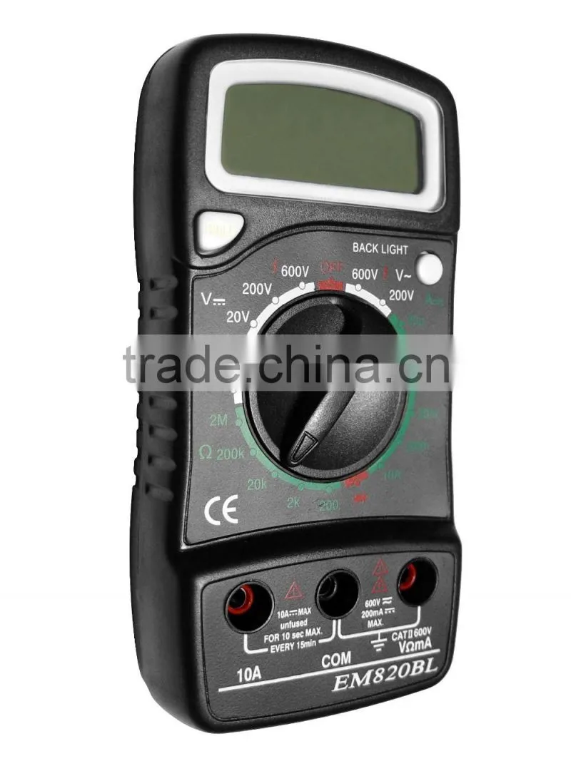 EM820BL 3-1/2'' Digital multimeter/standard digital multimeter