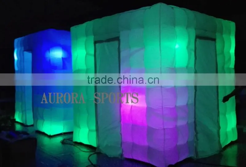 Portable inflatable photo booth cube tent inflatable photo booth wall for sale