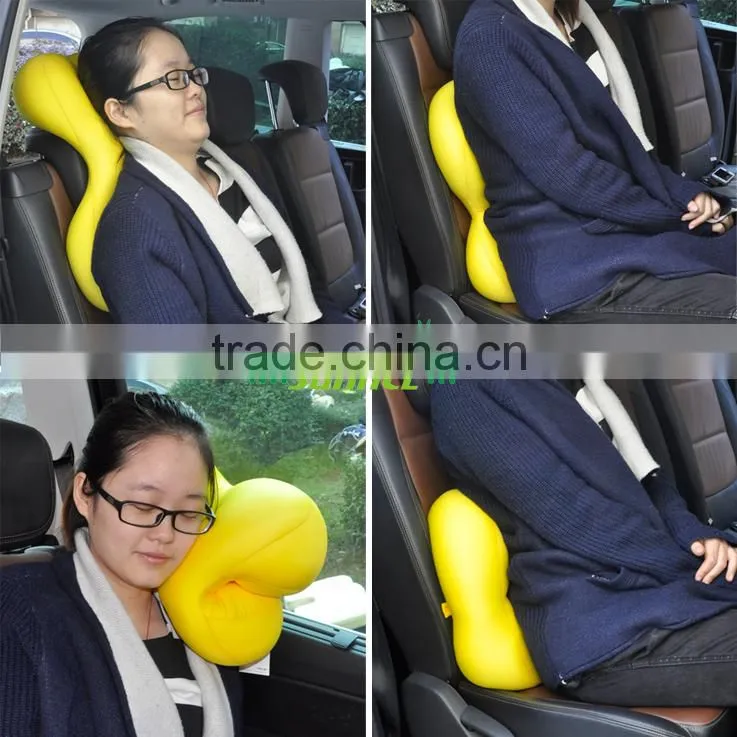 New Design Micro Particles Filling 8 Shape Car Neck Rest Pillow with Multi Useful Functions