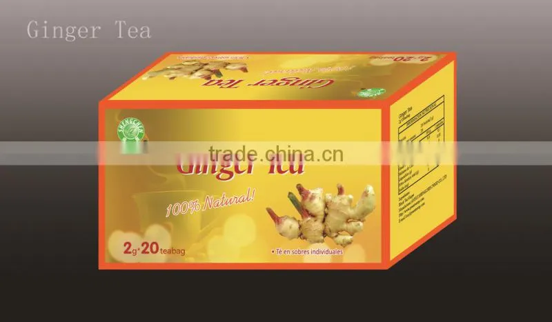 Ginger Teabag, Flavor teabag
