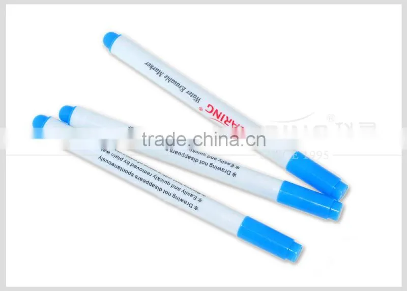 Kearing brand non toxic ink wet water removable blue color 1.0mm water erasable fabric marker # WB10